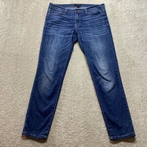 Flying Monkey Jeans Womens‎ 28 Blue Stretch Slim Straight Mid Rise Made in USA